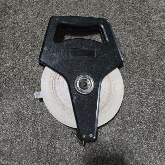 50m/165ft Fiberglass Measuring Tape Open Reel Long‎ Distance Measure Tool - Picture 2 of 6